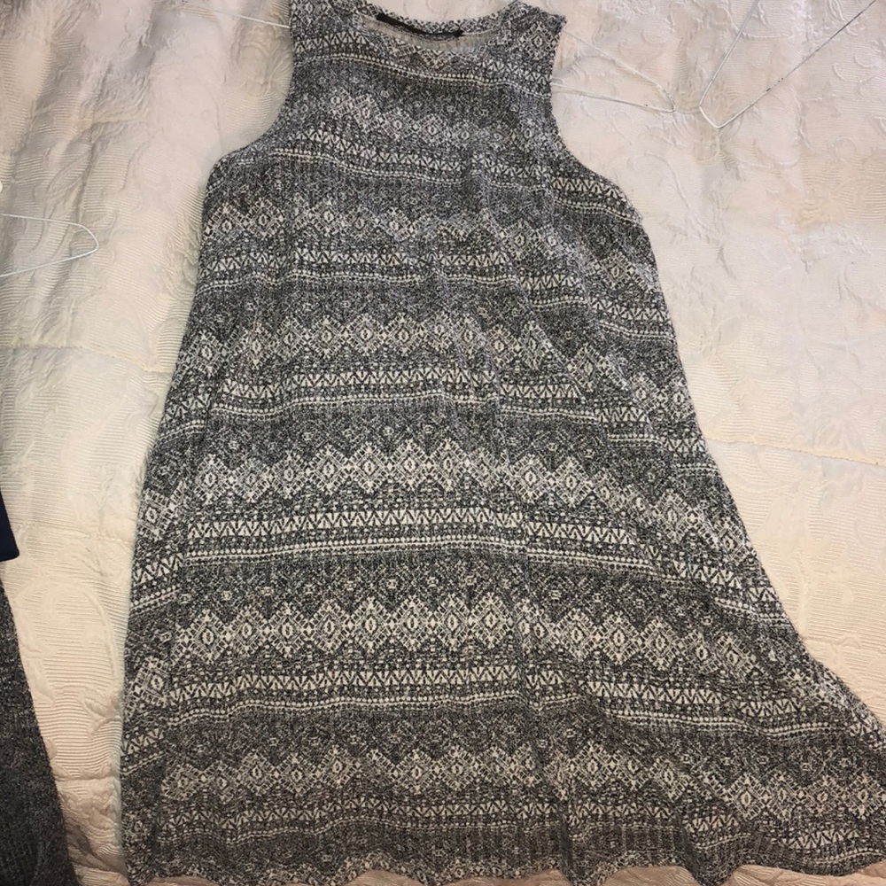 Black & White T-Shirt Dress